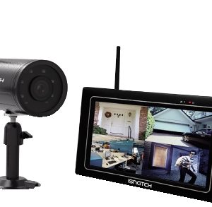 KIT WIRELESS IP CON MONITOR 7” TOUCH, DVR INTEGRATO E TELECAMERA WIRELESS 1MP 720P IMPERMEABILE