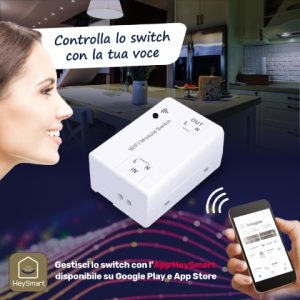 MODULO SWITCH SMART WIFI ON/OFF DA INCASSO