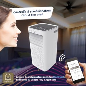 CONDIZIONATORE PORTATILE MONOBLOCCO IN POMPA DI CALORE 9000BTU