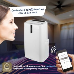 CONDIZIONATORE PORTATILE MONOBLOCCO IN POMPA DI CALORE 12000BTU WIFI